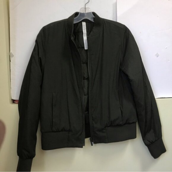 Lululemon Non-Stop Bomber Reversible Jacket Puffer Zipper Pockets Minimalist 8 - Picture 4 of 16